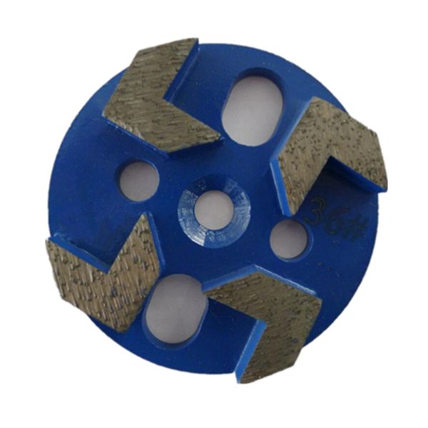 

kd-u30 9 pieces 3 inch d80mm universal diamond polishing pads with four arrow segments diamond grinding disc for concrete and terrazzo floor