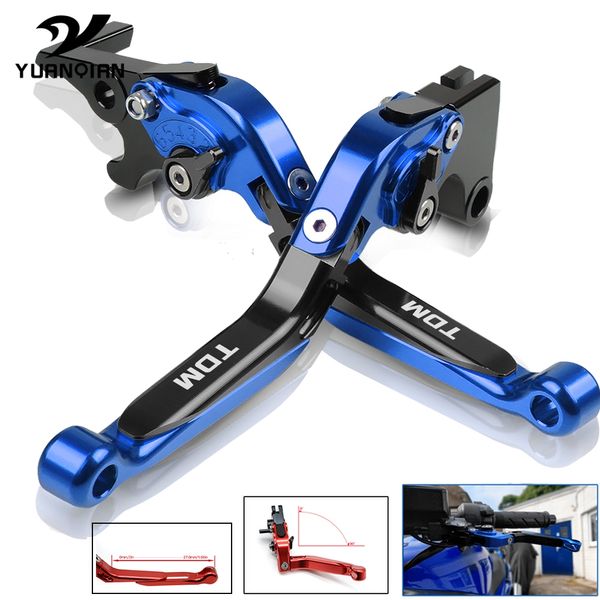 

motorcycle accessories folding extendable adjustable brake clutch levers for yamaha tdm 900 tdm900 2004-2014 2013 2012 2011 2010