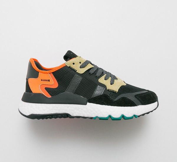 

fashion new designer sneakers originals 2019 nite jogger night walker sports luminous men and women casual shoes, Black
