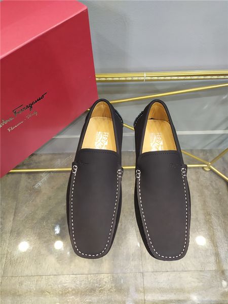

men's loafers shoes autumn fashion luxury leather shoes's mens boots men's shoes non-slip comfortable driving men's casu, Black