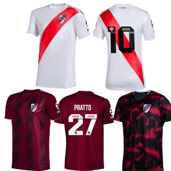 

2019 river plate home white away red mens sanchez rodrigo mora batistuta camisa uniforme de futebol football shirts soccer jerseys 19 20, Black;yellow