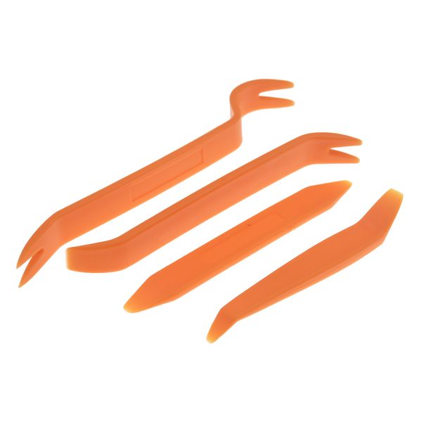 

4pcs hard plastic radio audio door clip trim dash board auto car panel removal automobile interior pry tool hand toolkit