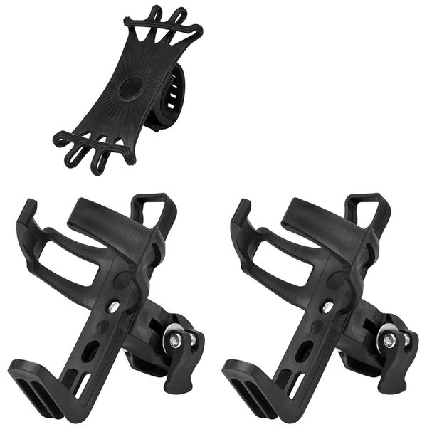 

держатель бутылки воды велосипеда и набор держателя телефона велосипеда, вращающийся на 360 градусов, держатель чашки и аксессуары для телеф