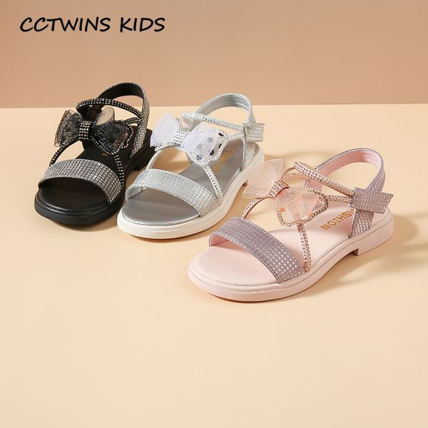 

kids shoes 2020 summer new children rhinestone sandals baby girls brand princess shoes toddler fashion butterfly flat 2806005 t200427, Black;red