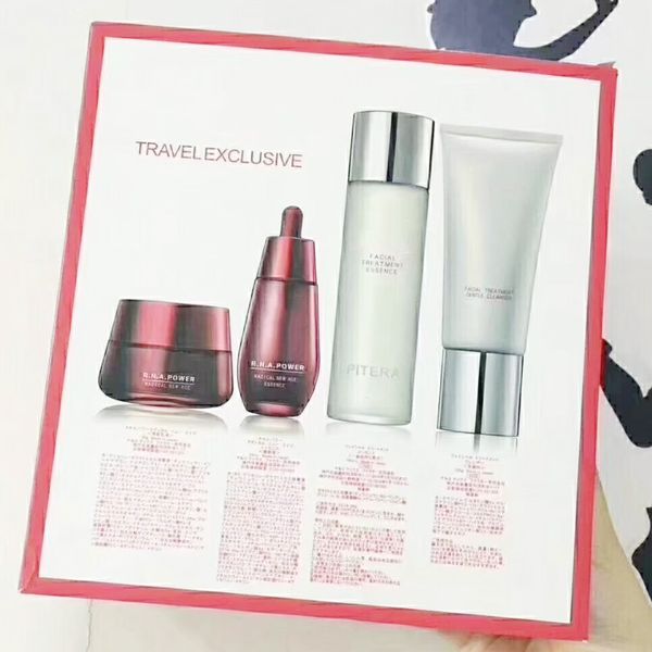 

Japan Brand Face Cream Toner Essence Cleanser Face Care 4pcs Travel Exclusive Set