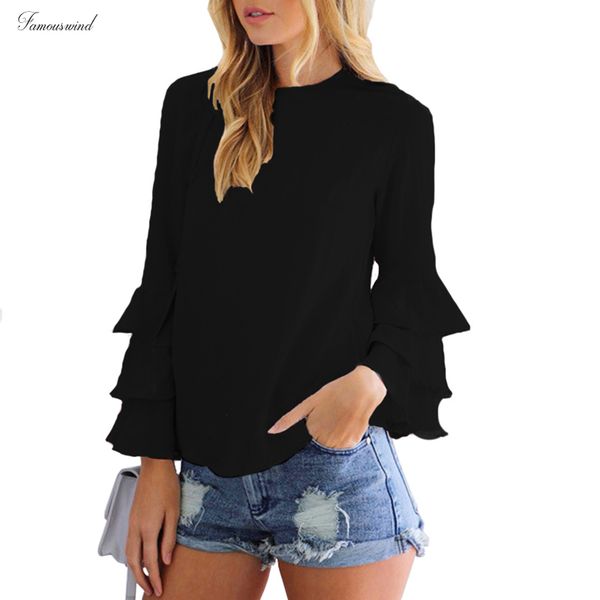 

бабочка ruched blusas женской блузки мода рубашка женщина блузка весна лето камиз рукав белая женщина tops шифон, White
