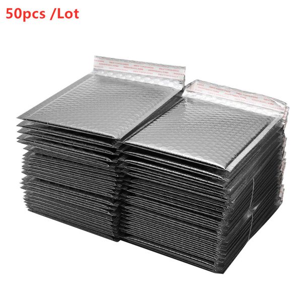 

50/30 / 10 / 5шт / lot silver paper bubble проложенные почтоотправители конверты подарочная сумка пузырь почтовый конверт мешок упаковки для