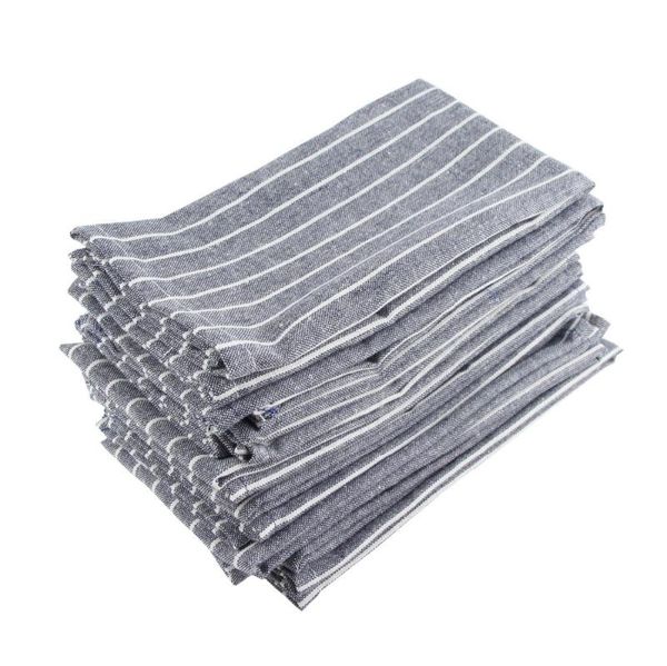 

table napkin set of 12 pcs 43 x cm fashion cloth napkins cotton linen heat insulation mat fabric dinner