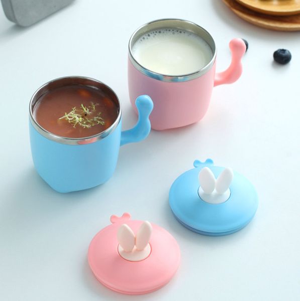 L'ultimo Drinkware in acciaio inossidabile da 8,45 OZ per bambini sigillato e isolato a doppio strato, integratore per alimenti per bambini, tazza da caffè per latte per studenti