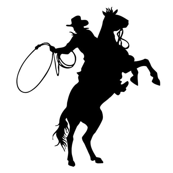 

14.6cm * 16.3cm cowboy декор наклейки таблички автоаксессуары винила декора ноутбук наклейки автомобильные аксессуары