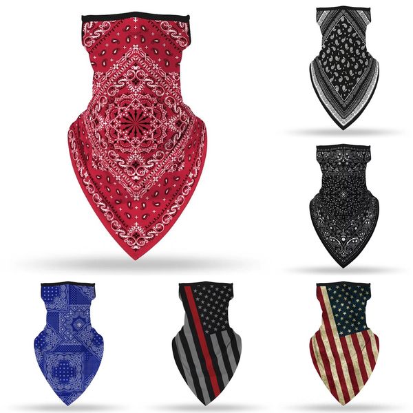 

kaw6e grid sports polyester bandanas hip-hop scarf ride outdoor bandana scarves outdoor fashion neck cycling face mask head scarf scarves ba, Black