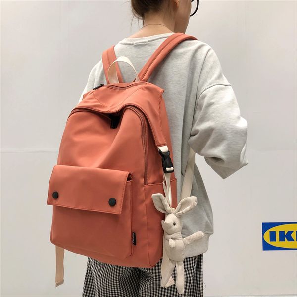 

2020 new women's backpack, stylish and simple ladies 'large-capacity backpack, korean version of ladies' backpack