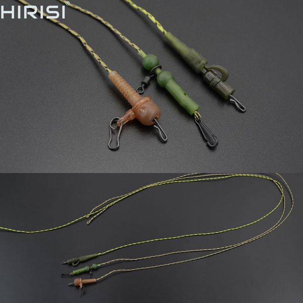 

4 x carp fishing lead core safety lead clips braided line terminal tackle quick links fishing leadcore