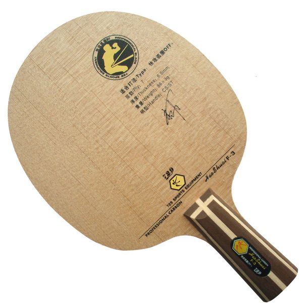 

ritc 729 friendship haoshuai f-3 f3 f 3 professional carbon off table tennis blade for pingpong racket penhold short handle cs