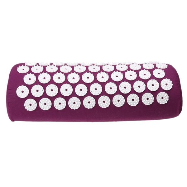 

acupressure massage mat relieve stress yoga mat massager pillow for body pain relief health care massager cushion