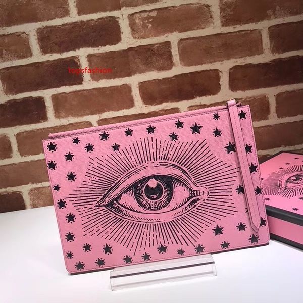 

2020 brand design letter printing eyes cluth graffiti bag women genuine leather 516928 handbag