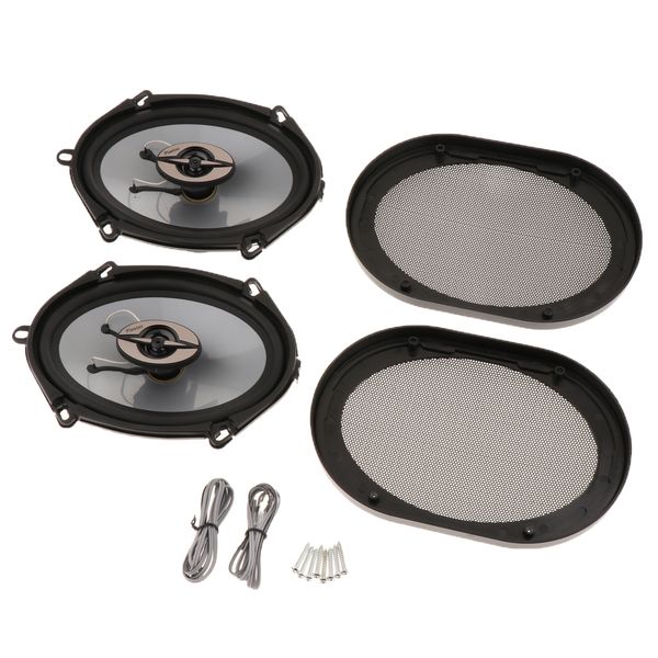 

5x7inch car speaker shallow mount auto coaxial loudspeaker 380watts 4ohm