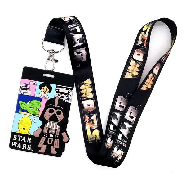 

1 pcs soft silicone cartoon sign card id holder with hanging string keychain t-1, Silver