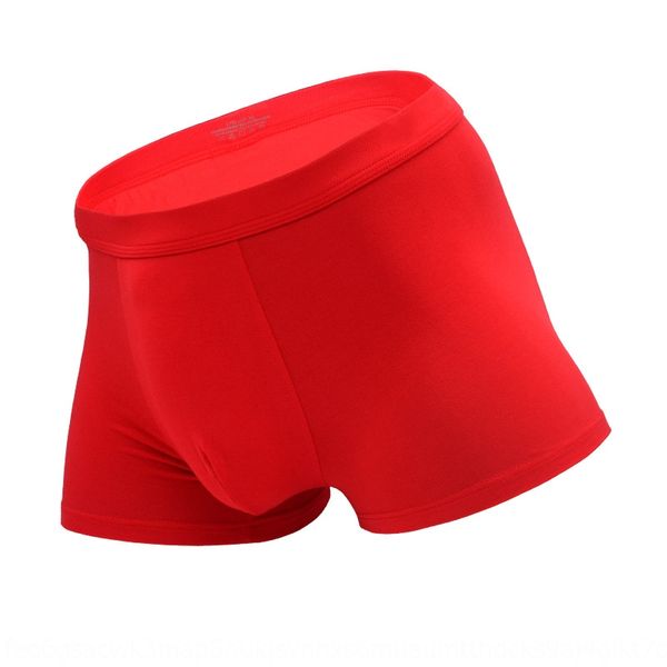 

6790h born year red men's under bamboo underpants and and shorts fiber ivy antibacterial big red four-corner shorts printed u-shaped bo, Black;white
