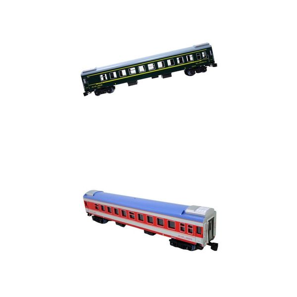 

2pc 1/87 model train toy china series passenger car locomotive toy gifts