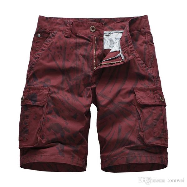 

camouflage cargo shorts men summer cotton shorts knee length short pants big sizes 2019 male streetwear fashion clothes, White;black