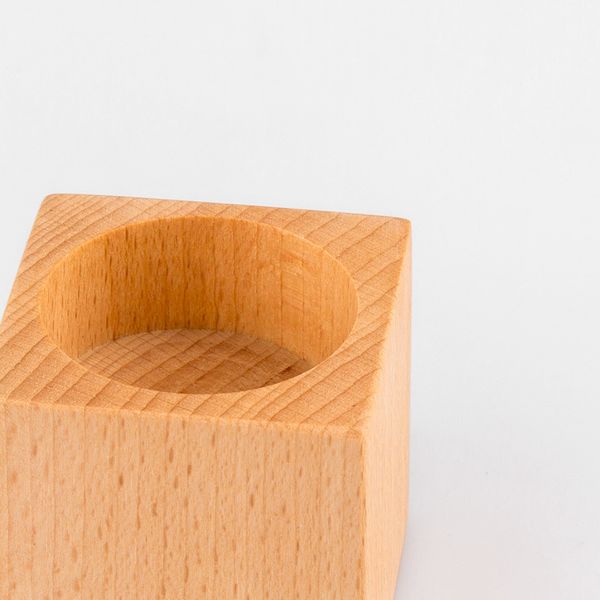 

10 pcs wood candlestick holder candle holders tealight creative nordic party tea light holder mumluk windproof candle cup fc337