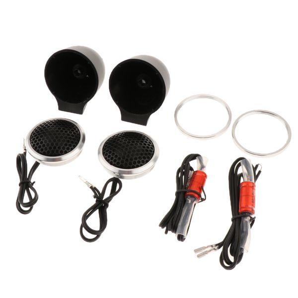 

pair of mini car 20mm component dome tweeter speakers for car audio system