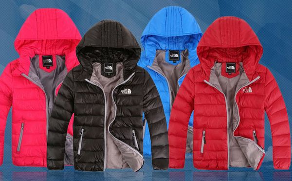 

Whole ale candy color kid 039 cla ic down jacket boy cotton padded coat girl warm hoodie baby port wear outerwear