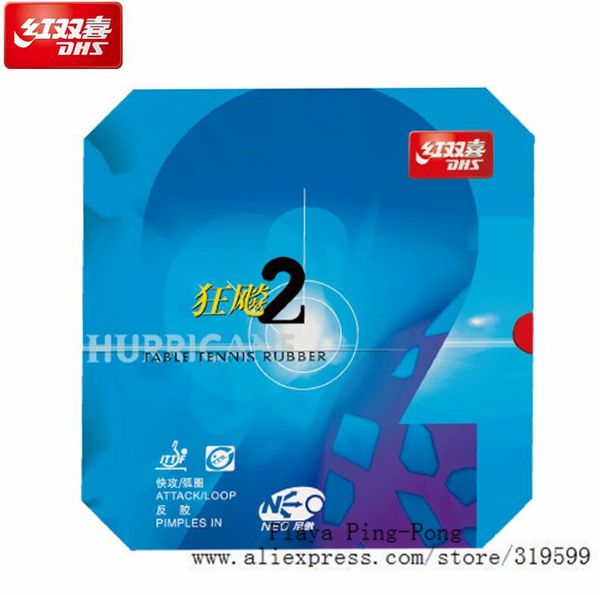 

dhs neo hurricane 2 (attack / loop) pips-in table tennis (pingpong) rubber with sponge