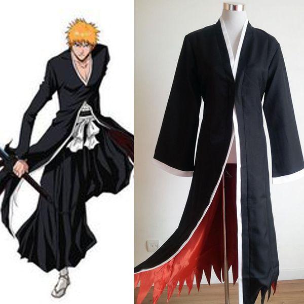 

bleach ichigo bankai набор костюмов для косплея, Black