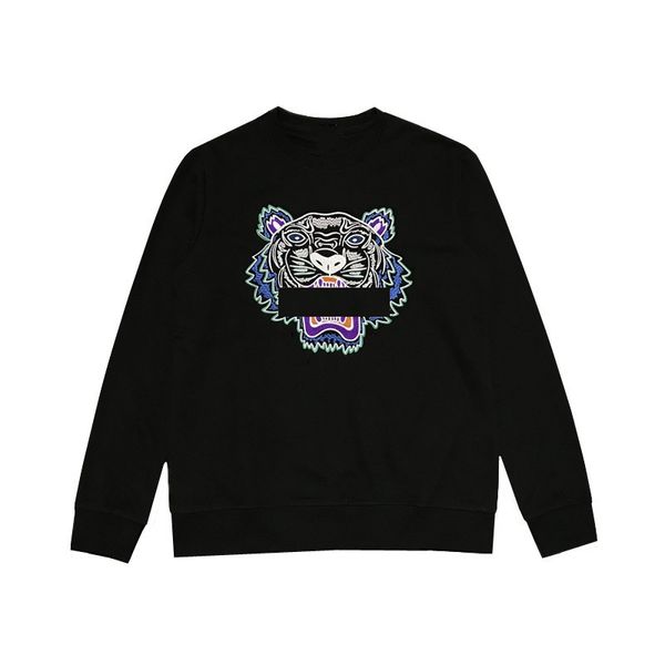 

High Quality Mens Designer Sweatshirt Streetwear Hoodie Tiger Embroidery Fashion Brand Hoodie Terry Tiger Patterns Sweatshirt 2color L-2XL