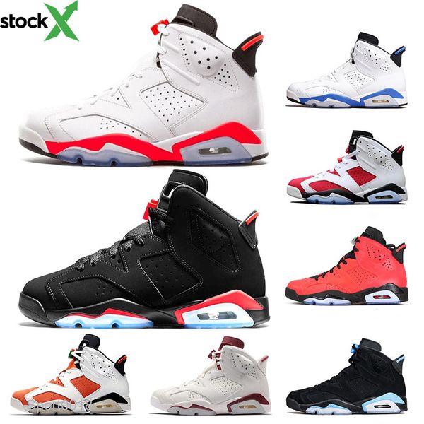 

2019 men black infrared 6 6s basketball shoes mens cny carmine gatorade green tinker unc black cat designer trainers sneakers us 8-13