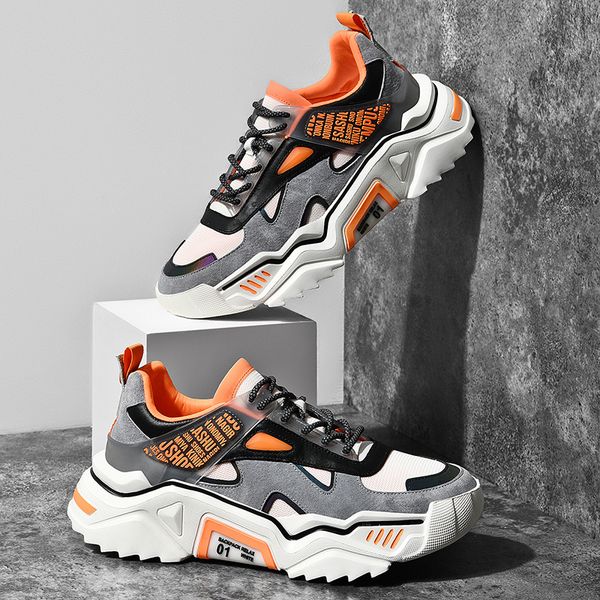 

2020 outdoor running shoes men platform chunky sneakers rubber triple s daddy gym sport shoes men basket homme trending products