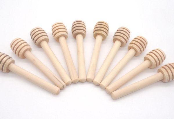

100pcs wooden honey stick dippers honey stir rod honey dipper 8/10 cm kitchen tool