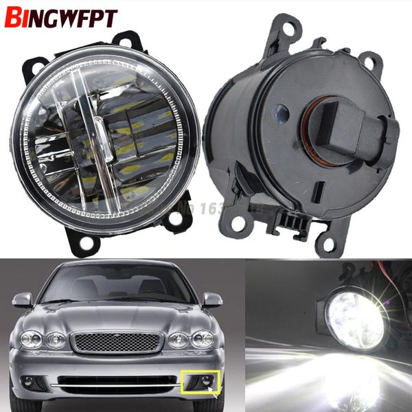 

2pcs car hight power led side fog light lamp assembly white 6000k for x-type cf1 2001-2007