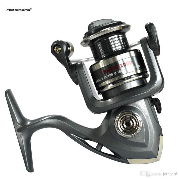 

fishdrops 1000 6bb 5,5: 1 пластиковые spinning reel рыбалка metal spool