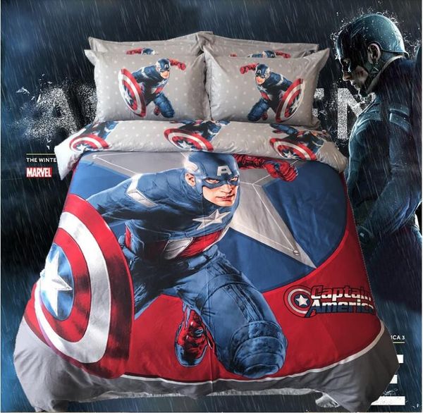 Marvel Universe Superhero 3d Printed Bedding Sets Quilt Cover 4