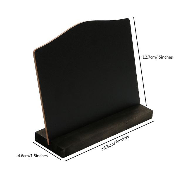 A6 Tabela Top Blackboard Stand Menu Carrinho Price Exibição de Giz Placa De Aviso Contador Superior Boletim Board Sinal Cartaz Carrinho