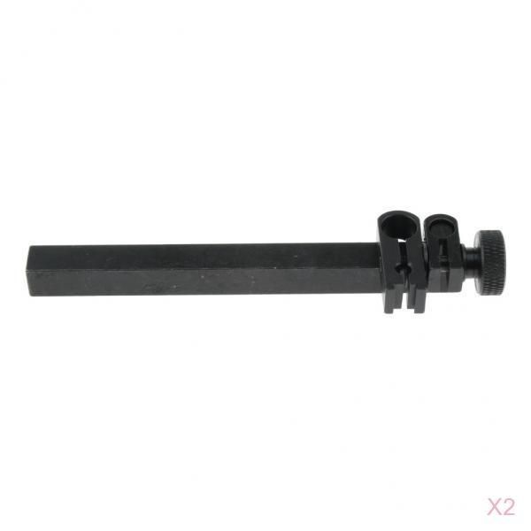 

2pcs 10cm extension rod holder with clamp for lever dial indicator gauge