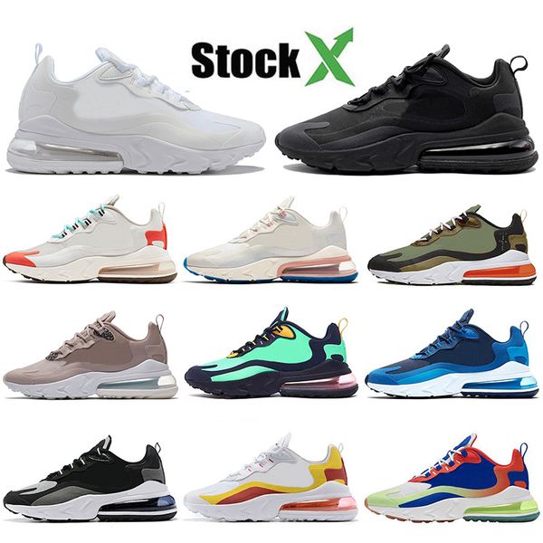 

youth fashion running shoes react triple white black blue void light beige chalk designer trainers sport sneaker mens women size 36-45