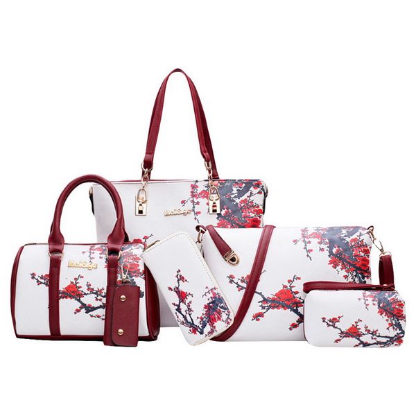 

litthing women large pu leather handle bags composite messenger bags handbag wallets female crossbody key sets