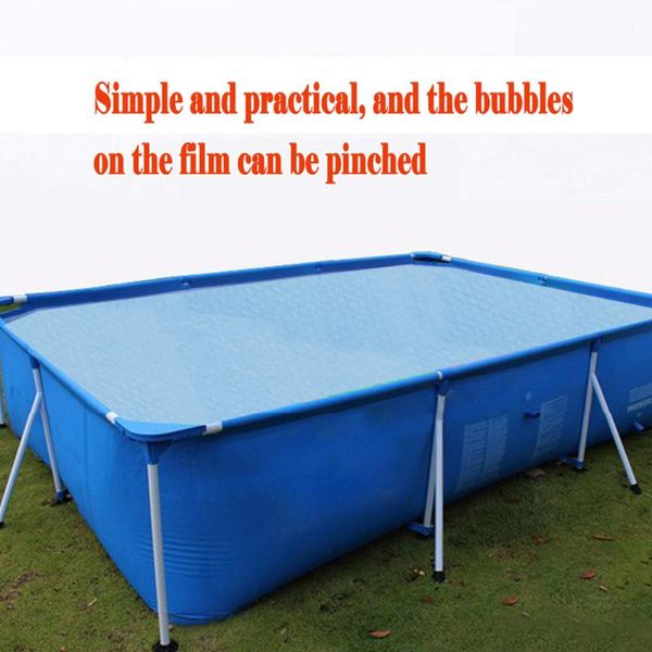 

классический solar pool cover многофункциональное практичное прочное солнечное одеяло для прямоугольных над землю металлического каркаса бас