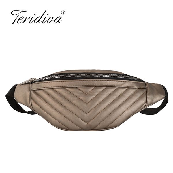 

women chest bags fashion leather messenger bag shoulder bag female large capacity zipper phone money waist packs
