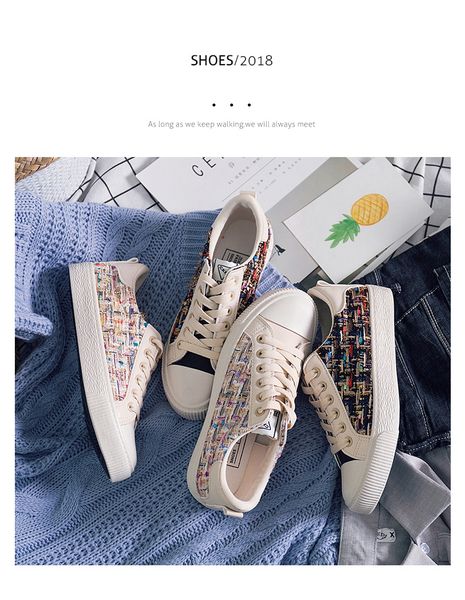 

canvas shoes women's super ins student korean version versatile flat sole 2019 spring new board shoes fashion dream competition f184, Black