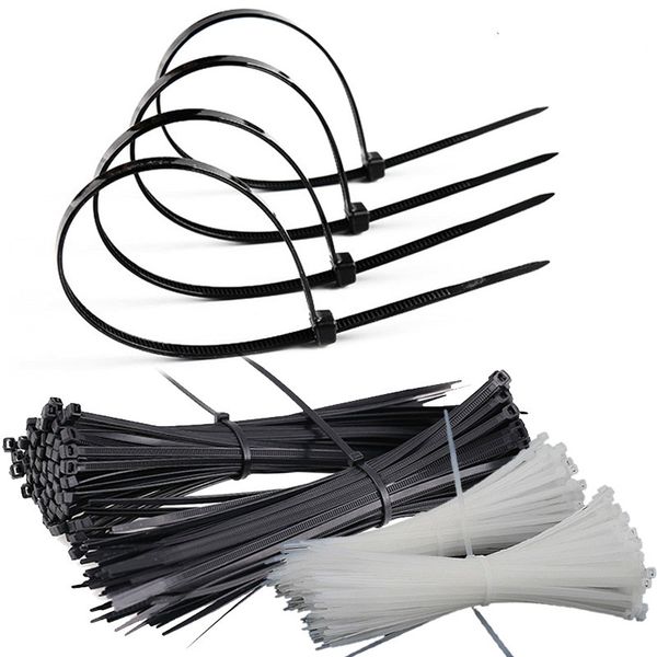 

factory direct black nylon cable tie 4*200 plastic environmental protection bundled self-locking nylon cable tie wholesale