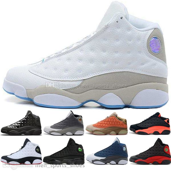 

with box 2019 13 13s cap and gown terracotta blush mens basketball shoes chicago cat black infrared flints bred men sports sneakers designer