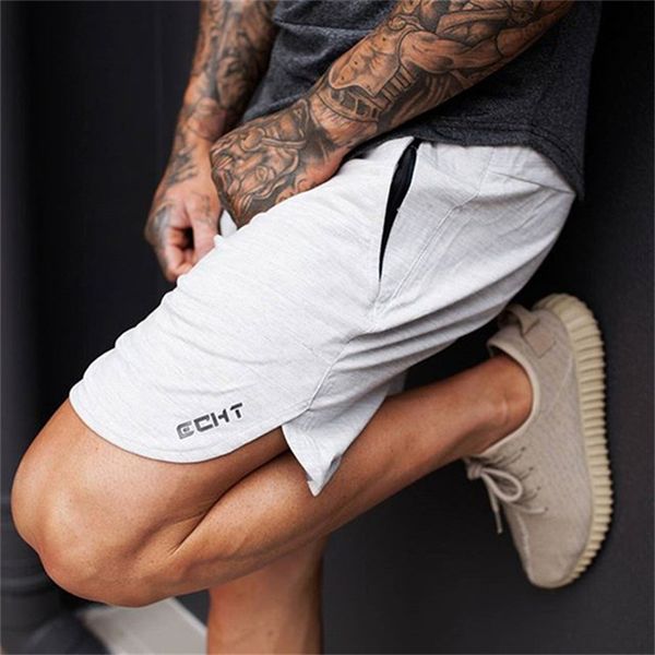 

mens gym cotton shorts running jogging sports fitness bodybuilding sweatpants male profession workout training short pants, Black;blue