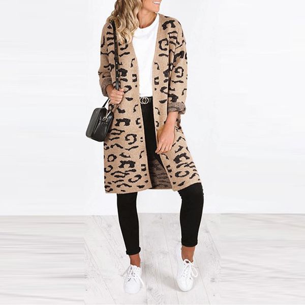 

female cardigan sweater women autumn winter long latern sleeve open front knitting cardigan outwearsueter sueter mujer invierno, White;black