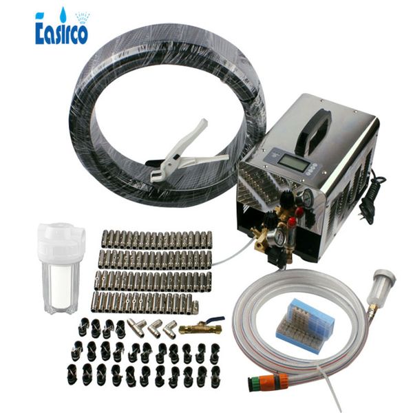 

mist cooling system high pressure pump 20pcs nozzles misting system for cooling