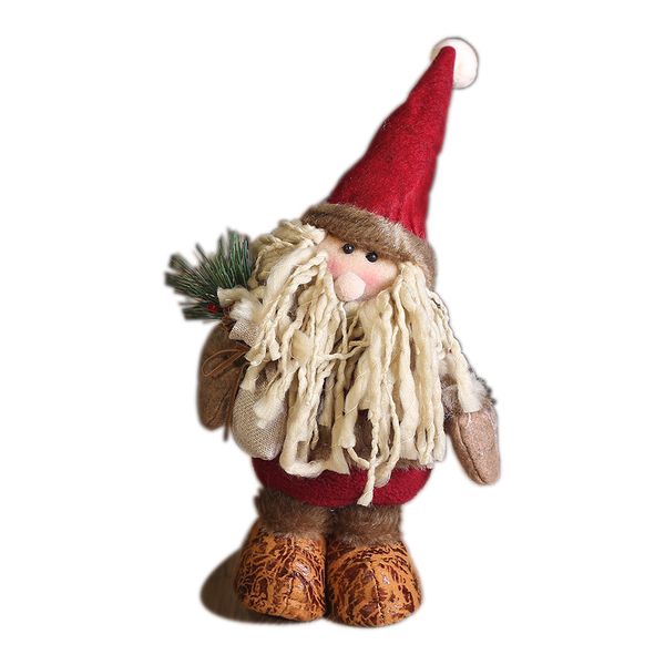 

старинные рождественские украшения рождественская елка украшения стенд длинная борода санта-клаус кукла украшения для дома